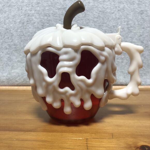 Disney Parks Snow White Evil Queen Red Poison Apple Glow in the Dark Stein Mug - Picture 1 of 8